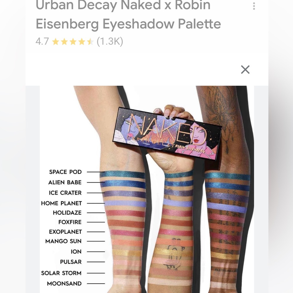 Urban Decay Eyeshadow Palette Limited Edition
